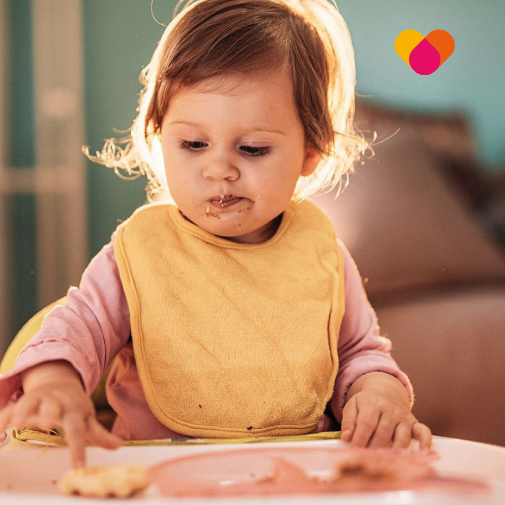 Toddler Eating Food