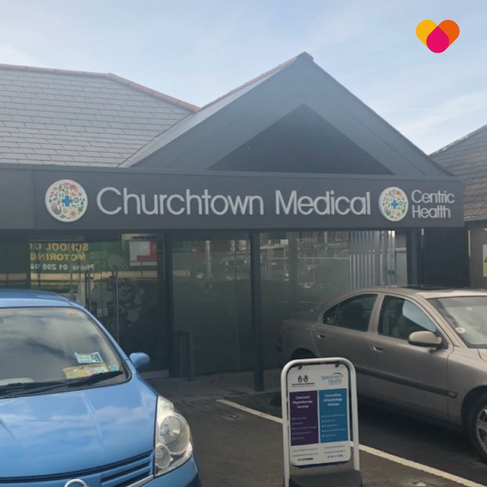 Outside our Churchtown Podiatry clinic in Dublin